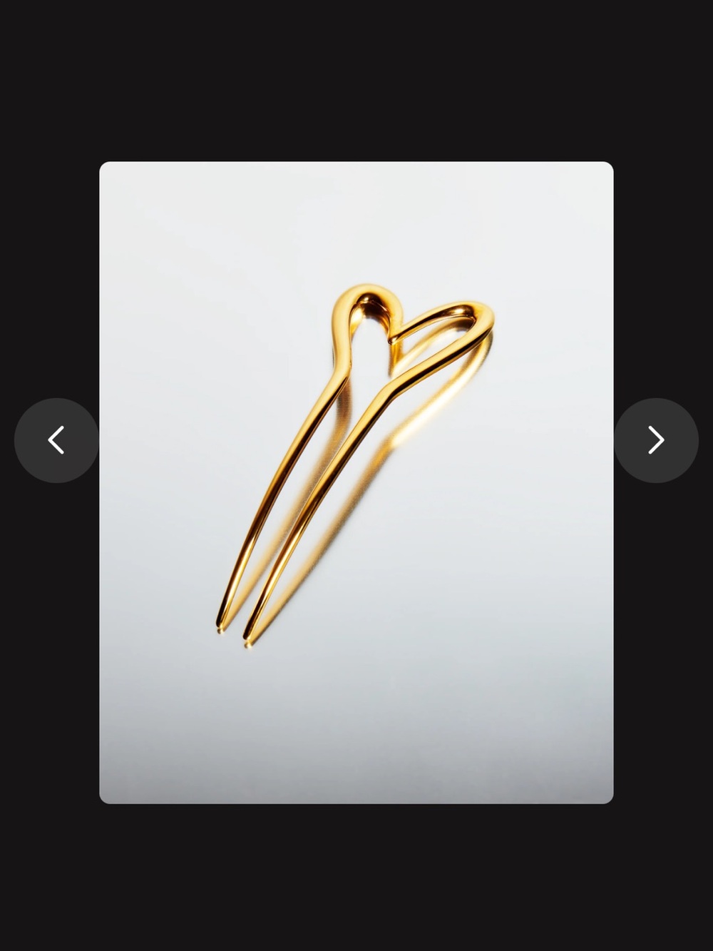 Deborah Pagani gold Heart Pin